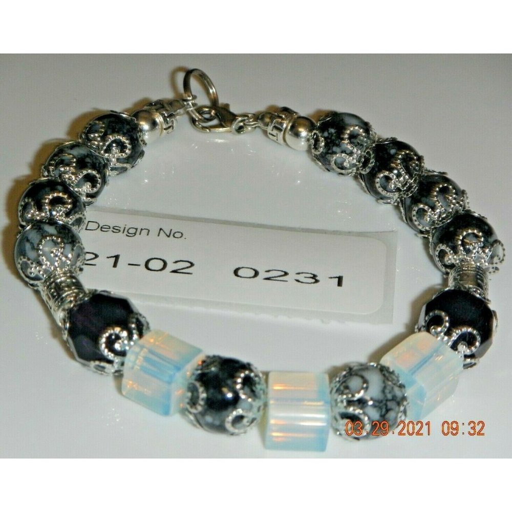 Moonstone  Gemstone Bracelet Metaphysical- harmony, peace,  #21020231